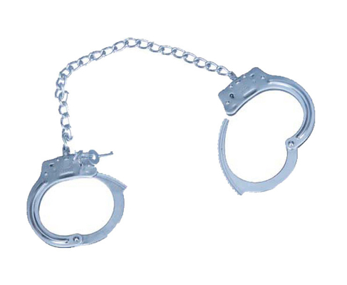 Handcuffs en Legcuffs van het Koolstofstaalnikkel voor Gevangene